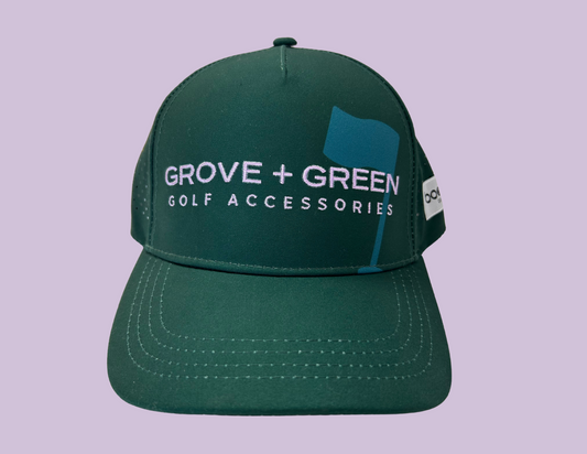 Grove + Green Performance Trucker Hat - Lilac + Teal | Limited Edition
