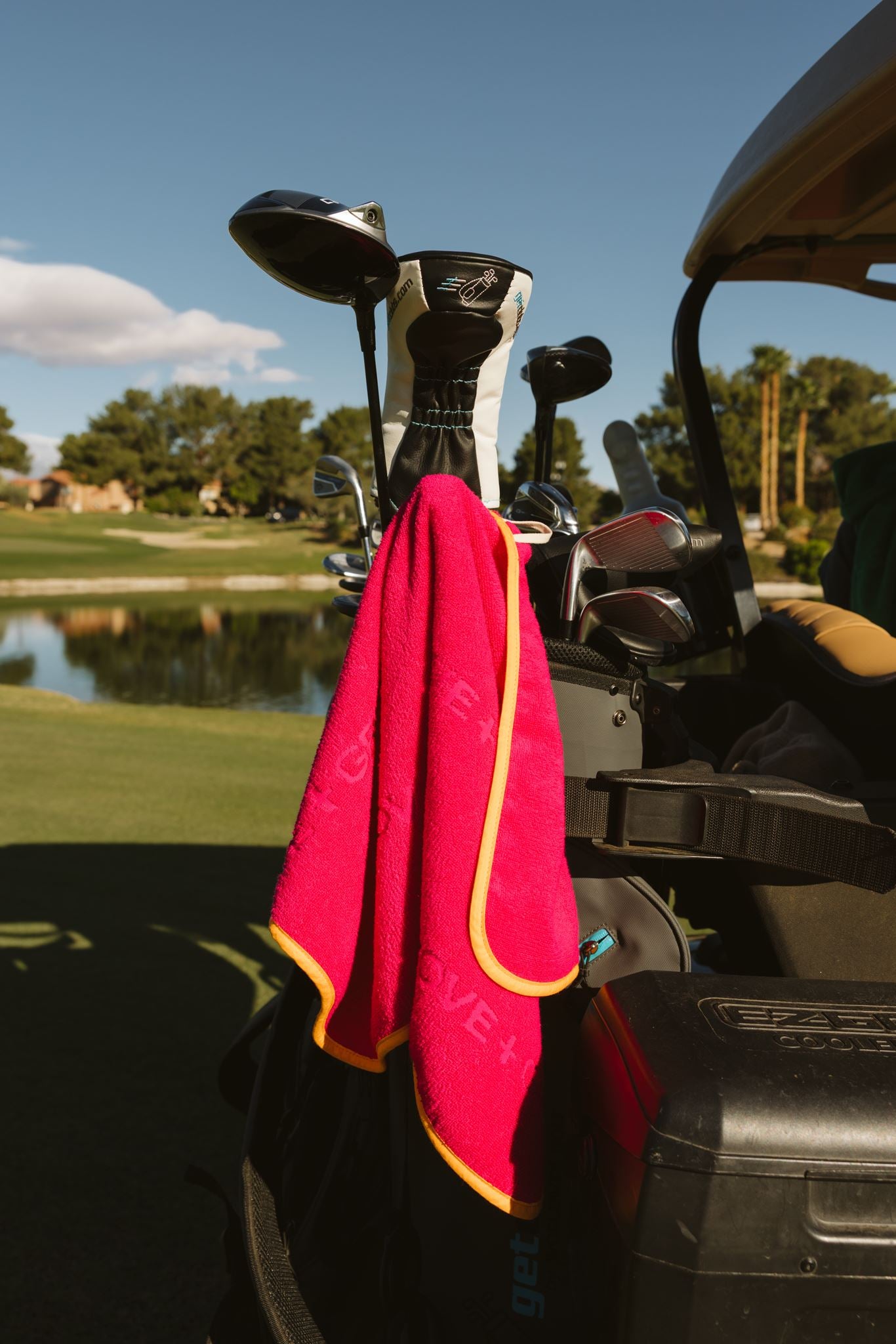 Bag Towels | Pink Power Drive