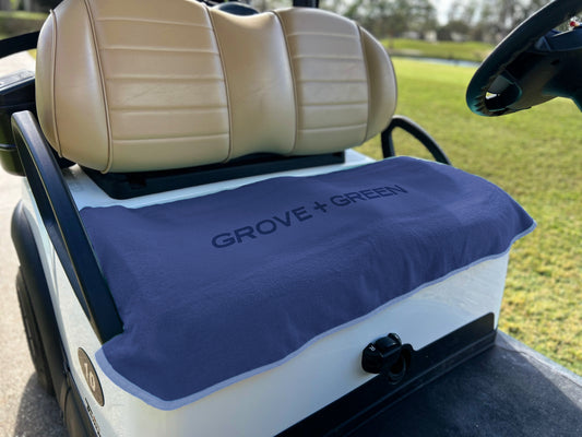 Golf Cart Seat Towel in Clubhouse Classic